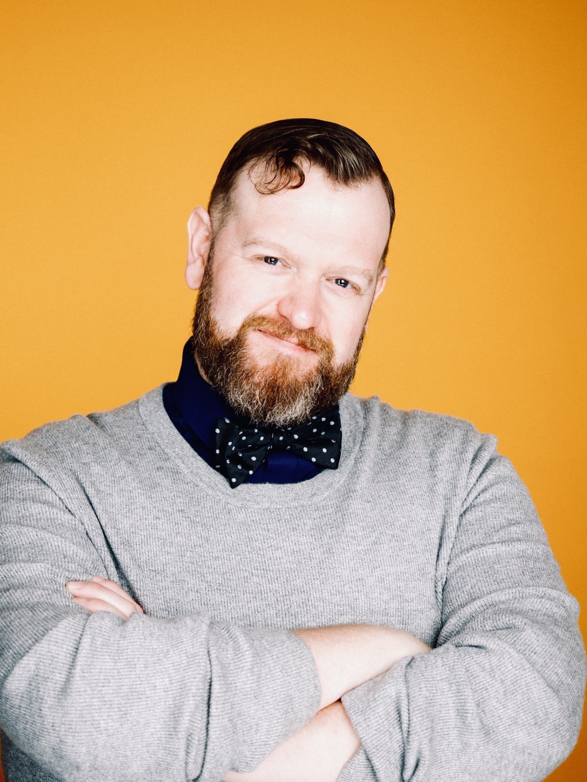 Jason Sofge portrait in bow tie